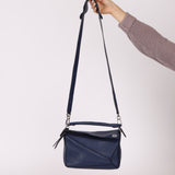 Loewe Bleu Marine Small Puzzle Bag