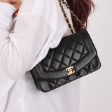 Chanel 1996 Lambskin Small Diana