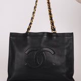 Chanel 1996 Calfskin Chunky Chain Tote 24K GP