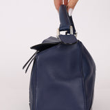 Loewe Bleu Marine Small Puzzle Bag