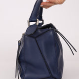 Loewe Bleu Marine Small Puzzle Bag