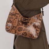 Rare Fendi Python Palmier Shoulder Bag
