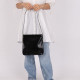Celine Patent Logo Shoulder Bag