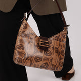 Rare Fendi Python Palmier Shoulder Bag