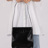 Celine Patent Logo Shoulder Bag