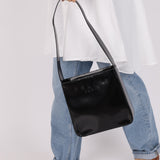 Celine Patent Logo Shoulder Bag