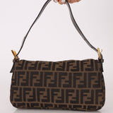 Rare Fendi Zucca Baguette GHW