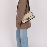 Chanel 2002 Jersey Micro Quilted Turnlock Single Classic Small Flap Bag