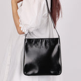 Celine Patent Logo Shoulder Bag