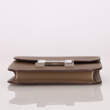 Hermès 2020 Etoupe Epsom Constance Slim Wallet PHW