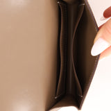 Hermès 2020 Etoupe Epsom Constance Slim Wallet PHW