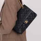 Chanel 1989 Mademoiselle Chain Lambskin Small Flap Bag 24K GP