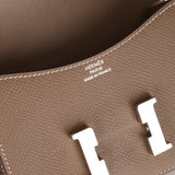 Hermès 2020 Etoupe Epsom Constance Slim Wallet PHW