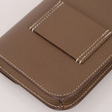 Hermès 2020 Etoupe Epsom Constance Slim Wallet PHW
