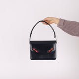 Rare Vintage Gucci Double Horsebit Shelley Flap Bag