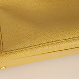 Rare Chanel 1997 Chartreuse Caviar Turnlock Zip Tote 24K GP