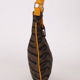 Fendi Leather Trimmed Zebra Hobo