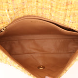 Chanel 2011 Raffia Tweed Single Flap Bag