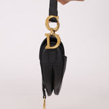 Dior 2018 Leather Mini Saddle with Guitar Strap