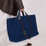 Chanel 2011 Felt Pop Quilted Maxi Tote