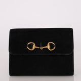 Gucci Suede Horsebit French Wallet