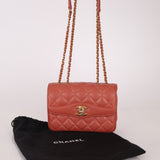 Chanel 2017 Lambskin Coco Mini Flap
