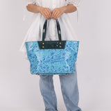 Limited Edition Louis Vuitton x Takashi Murakami Patent Cosmic Blossom Tote PM