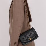 Chanel 1990s Lambskin Small Diana Bag Flap 24K GP