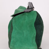 Loewe Emerald Suede Medium Puzzle Bag