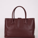 Chanel 2013 Burgundy Calfskin Executive Tote with Pouch