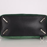 Loewe Emerald Suede Medium Puzzle Bag