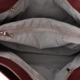Chanel 2013 Burgundy Calfskin Executive Tote with Pouch