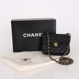 Rare 2002 Chanel Caviar Mini Square Flap