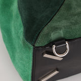 Loewe Emerald Suede Medium Puzzle Bag