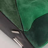 Loewe Emerald Suede Medium Puzzle Bag