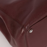 Chanel 2013 Burgundy Calfskin Executive Tote with Pouch