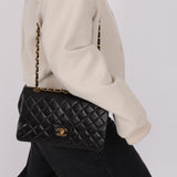 Chanel 1996 Lambskin Medium Classic Double Flap