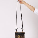 Fendi Zucca Vanity Bag w Strap GHW