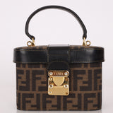 Fendi Zucca Vanity Bag w Strap GHW