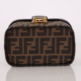 Fendi Zucca Vanity Bag w Strap GHW