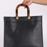 Fendi Leather Medium Sunshine Tote