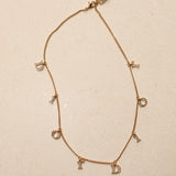 Dior Dio(r)evolution Crystal Letter Charms Necklace
