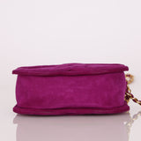 Chanel 2002 Magenta Suede Tassel Camera Bag 24K GP