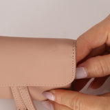 Dior Saddle Matte Cardholder on Chain