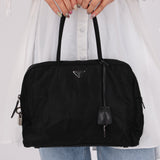 Prada Nylon Bowler Tote