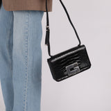 Rare Gucci x Tom Ford Shiny Crocodile 'Constance' Shoulder Bag