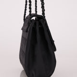 Chanel 2002 Travel Ligne So Black Tunlock Mini Flap