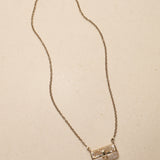 Fendi Gold Baguette Necklace