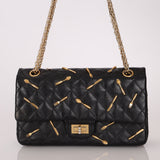 Limited Edition Chanel 2015 Calfskin Brasserie Charms 2.55 Reissue 225 Flap Bag