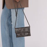 Chanel 2013 Mineral Nights Strass Turnlock Flap Bag
